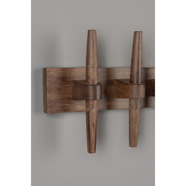 Iš mango masyvo sieninė lentyna natūralios spalvos Jakub – Dutchbone-image-2