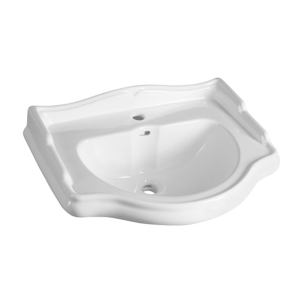 Iš keramikos praustuvas baltos spalvos 69x52 cm Retro – Sapho