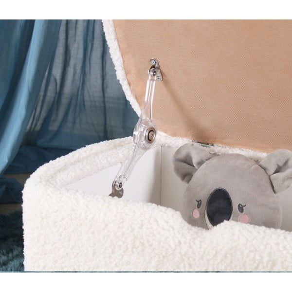 Baltos spalvos vaikiškas suoliukas Moouv – Hanah Home-image-4