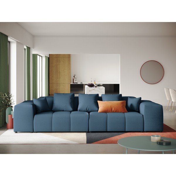 Mėlyna sofa 320 cm Rome - Cosmopolitan Design-image-1