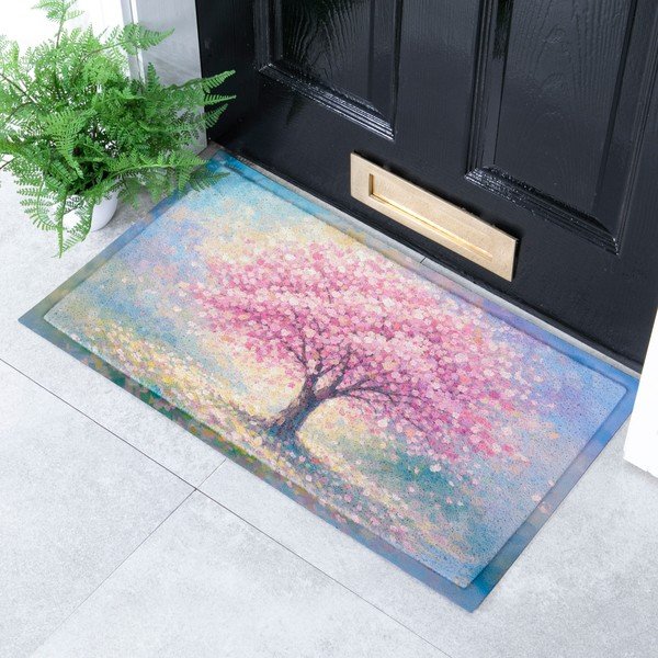 Iš PVC grindų kilimėlis 40x70 cm Blossom Tree – Artsy Doormats-image-1