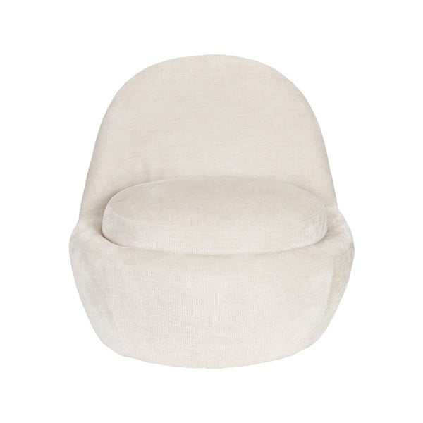 Kreminės spalvos krėslas Nash – White Label-image-2