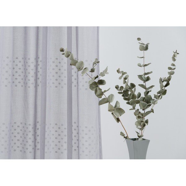 Permatoma užuolaida pilkos spalvos 140x260 cm Aurea – Mendola Fabrics-image-2