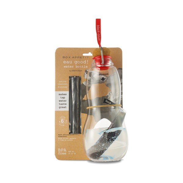 Gertuvė vandeniui su aktyvuotos anglies filtru Black + Blum Eau Good, 800 ml-image-1