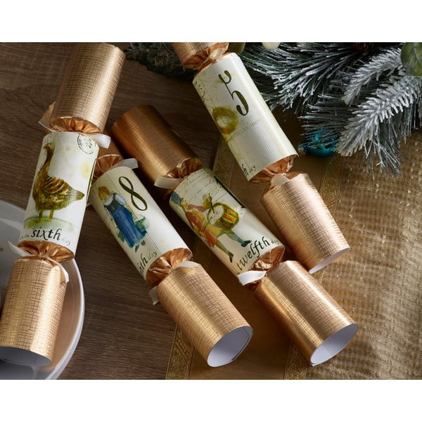 Kalėdiniai krekeriai - 12 vienetų rinkinys 12 Days of Christmas - Robin Reed-image-1