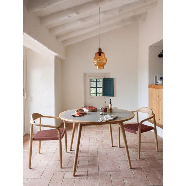 Sodo kėdė iš eukalipto medienos su porankiais Kave Home Glynis-image-4