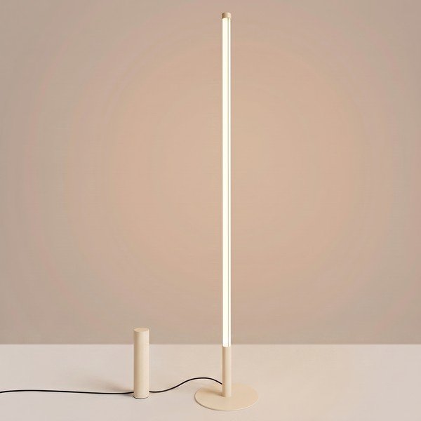 Smėlio spalvos iš metalo pastatomas šviestuvas LED (aukštis 150 cm) TRANG – Thoro-image-1