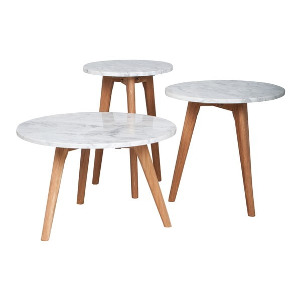 Staliukas su akmens masės stalviršiu Zuiver, ⌀ 32 cm-image-3