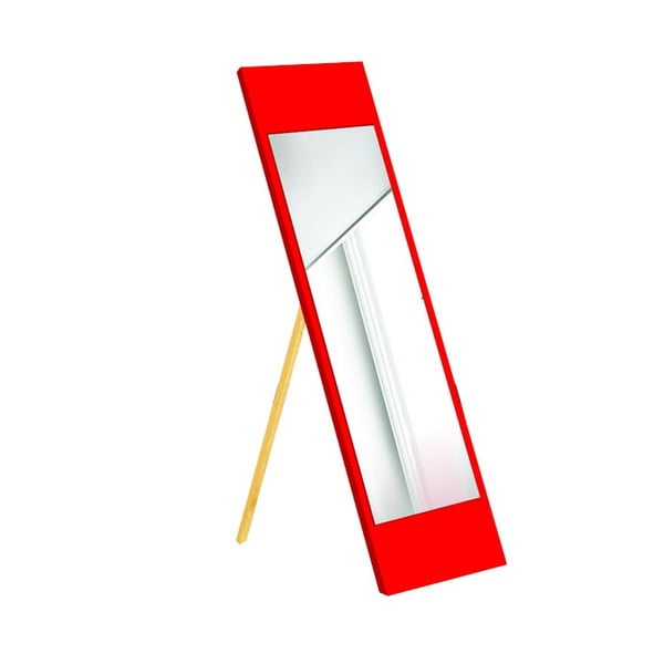 Stovintis veidrodis su raudonu rėmu Oyo Concept, 35 x 140 cm