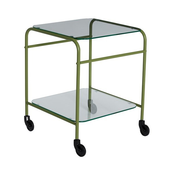 Iš metalo vežimėlis ant ratukų 42x43 cm Zephyr – Hübsch-image-2