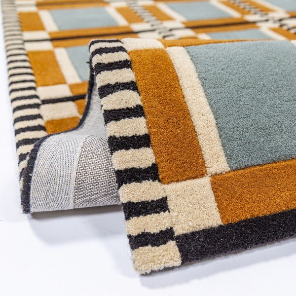 Rankų darbo iš vilnos kilimas 200x290 cm Quadro Wool – Flair Rugs-image-2