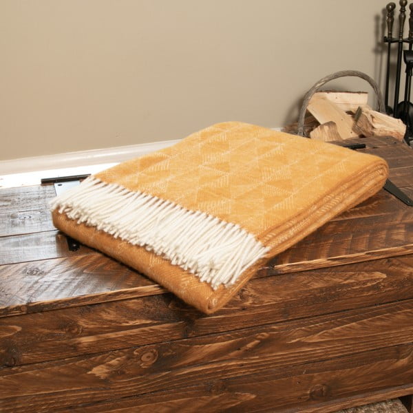 Antklodė ir pledas iš vilnos 140x200 cm – Native Natural-image-2