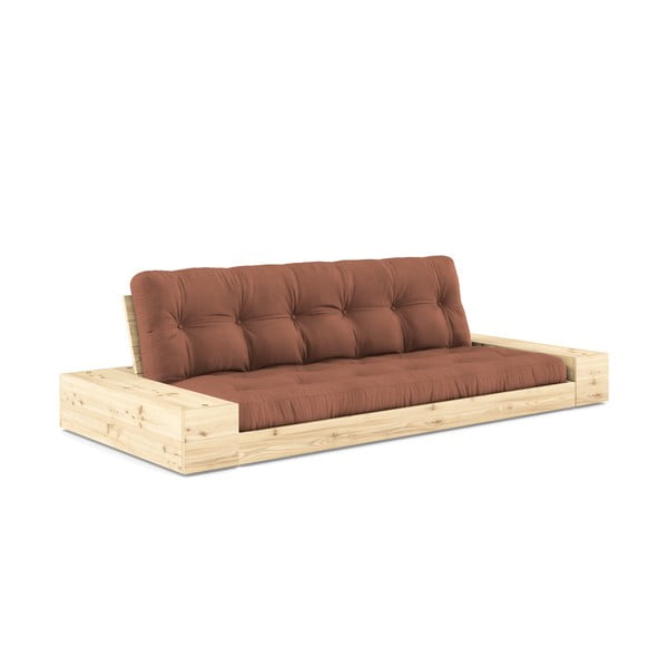 Sulankstoma sofa raudonos plytų spalvos 244 cm Base – Karup Design