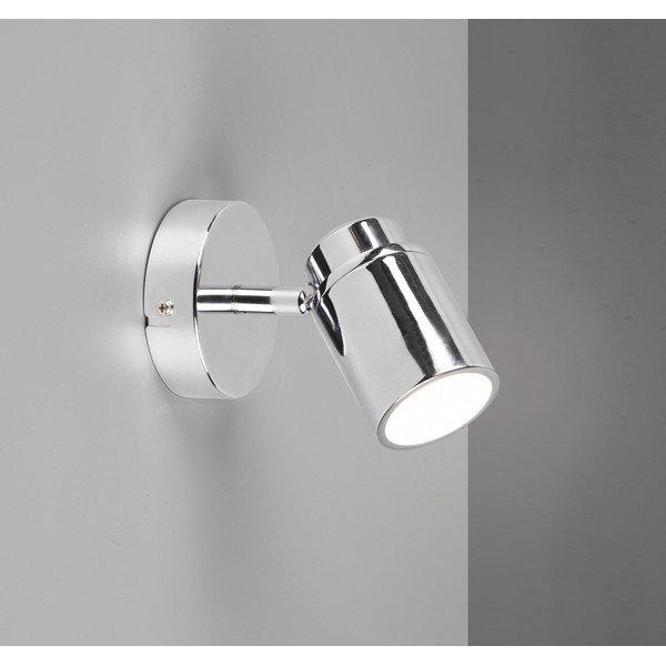 Metalinis blizgaus sidabro prožektorius 10x9 cm Angelo - Trio-image-1