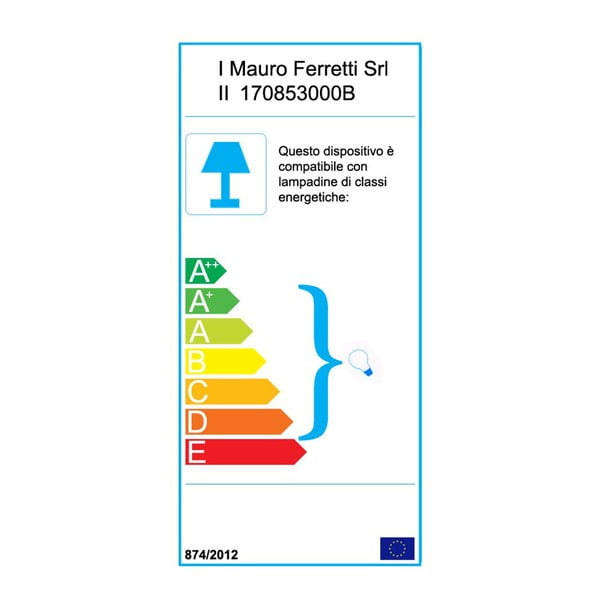 Baltas lubinis šviestuvas Mauro Ferretti Net-image-3