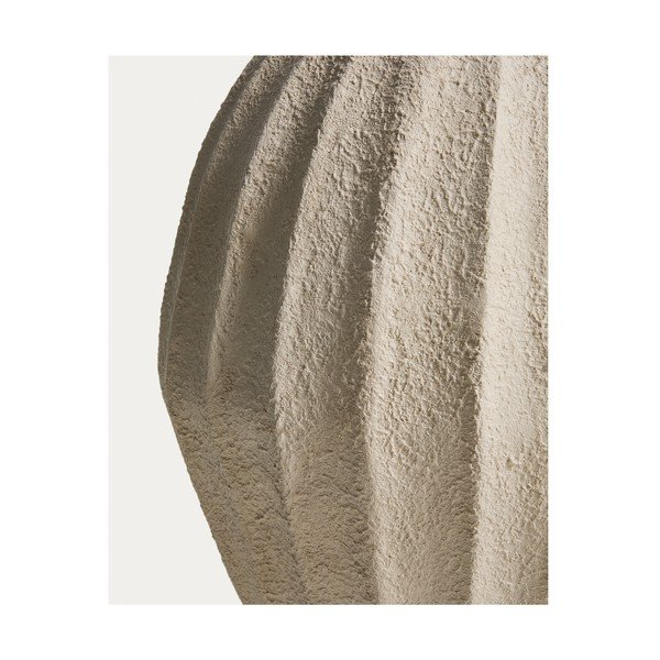 Kreminės spalvos iš papjė mašė rankų darbo/aukšta vaza (aukštis 67 cm) Arquena – Kave Home-image-3