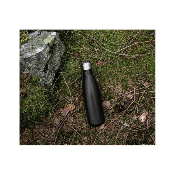 Juodas nerūdijančio plieno termo buteliukas "Sagaform Hot&Cold", 500 ml-image-2