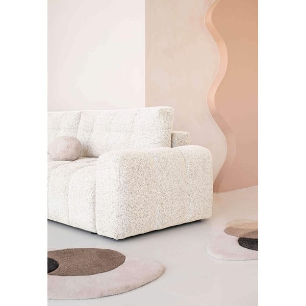 Kreminės spalvos sulankstoma/su sandėliavimo vieta modulinė kampinė sofa (su kairiuoju kampu) Lulu – Miuform-image-3