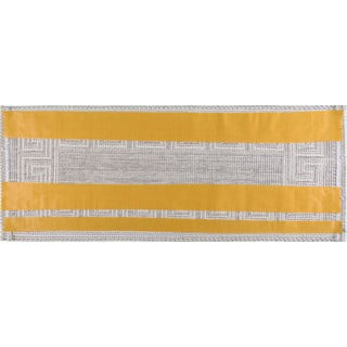 Iš medvilnės laiptų kilimėlių rinkiniai kreminės spalvos 16 vnt. 25x65 cm Versace Bej – Vitaus