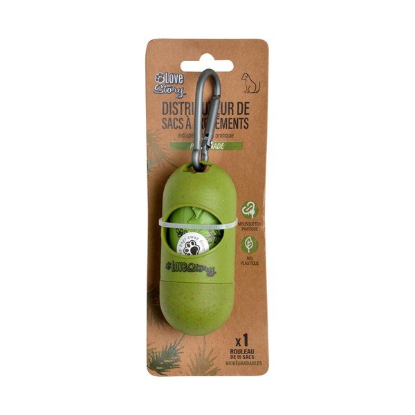 Krepšys šunų maišeliams – Love Story