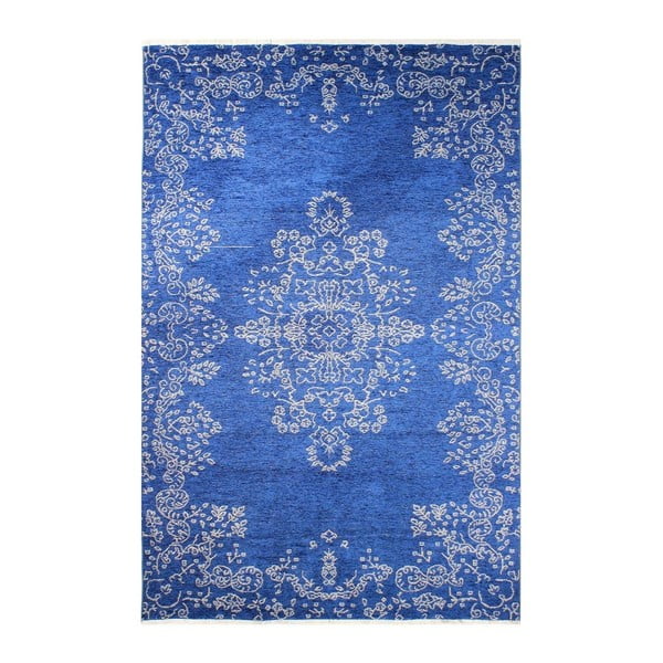 Abipusis mėlynai pilkas kilimas Vitaus Lauren, 77 x 200 cm