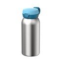 Mėlynos spalvos/sidabrinės spalvos iš plastiko vaikiškas termosas 500 ml Campus – Mepal