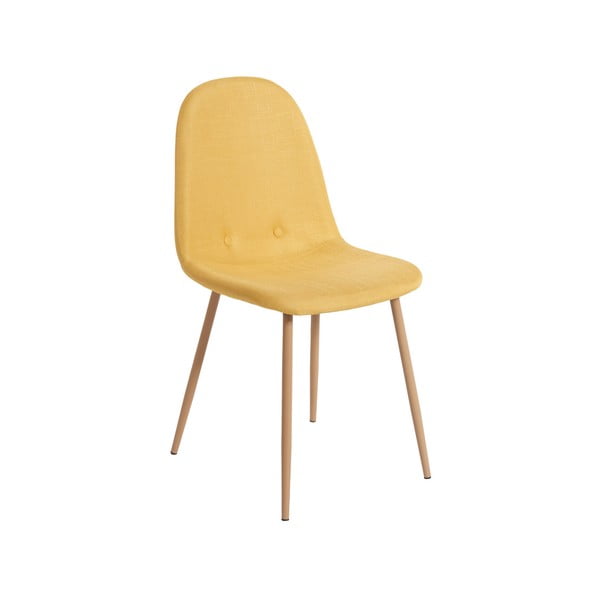 2 geltonų valgomojo kėdžių komplektas Bonami Essentials Lissy