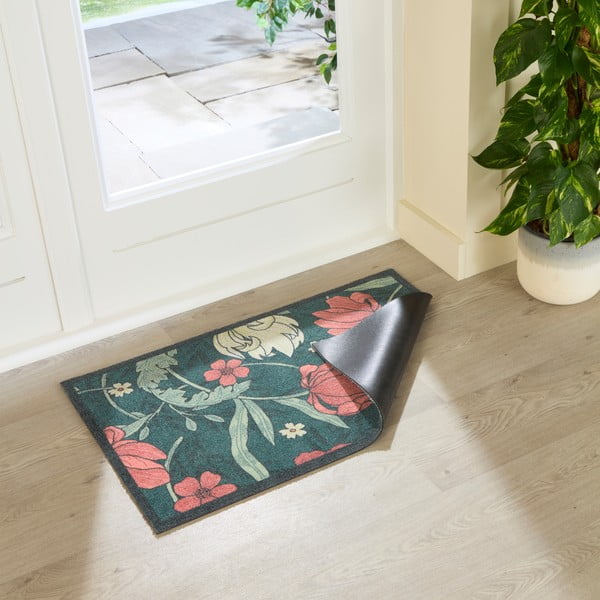 Grindų kilimėlis 50x80 cm William Morris Rose – Artsy Doormats-image-2