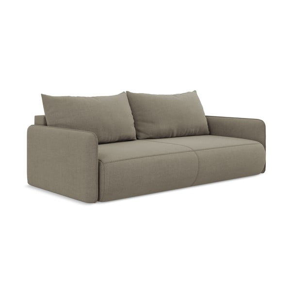 Smėlio spalvos sulankstoma/su sandėliavimo vieta sofa 216 cm Nanea – Makamii-image-3