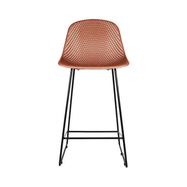 Molio rudos spalvos baro kėdė "Leitmotiv Diamond Mesh