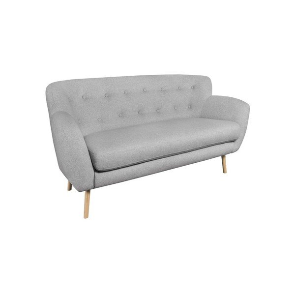 Šviesiai pilka dvivietė sofa "Kooko Home Pop-image-2