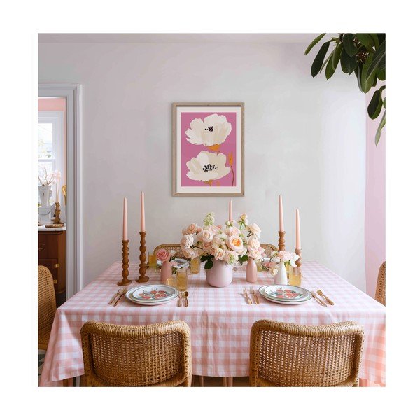 Spausdintas paveikslas su rėmeliu 30x40 cm Peony Bloom – Styler-image-1