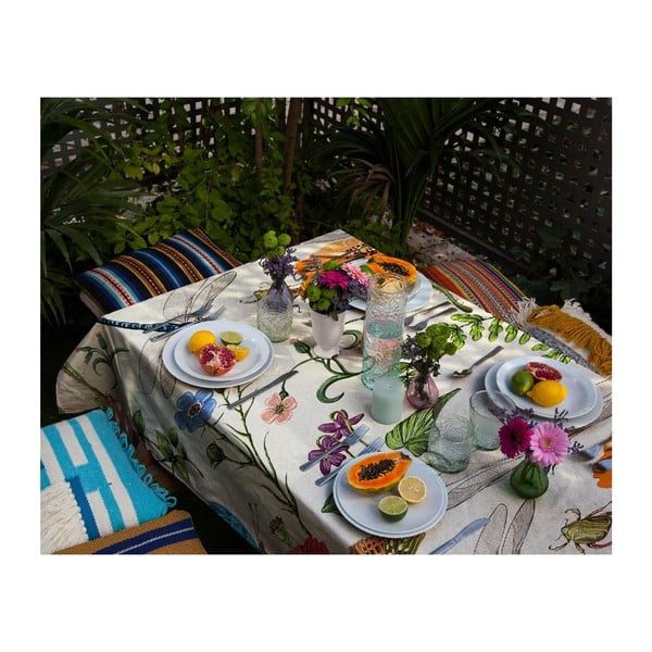 Staltiesė su linu Madre Selva Tierra Bella, 134 x 246 cm-image-1