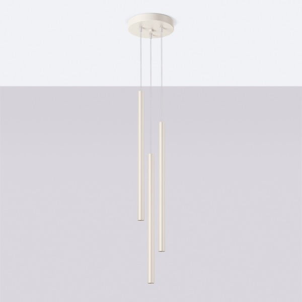 Kabantis šviestuvas kreminės spalvos ø 19,5 cm Fideus – Sollux-image-2