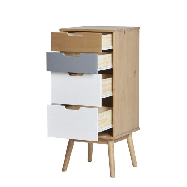 Komoda iš pušies masyvo "Marckeric Cusco", plotis 40 cm-image-3