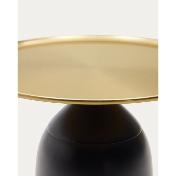 Šoninis stalas iš metalo apvalios formos ø 52 cm Liuva – Kave Home-image-2
