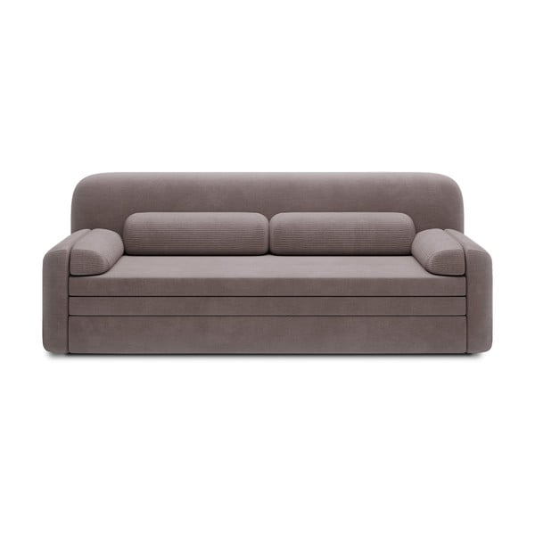 Rudos spalvos iš kordinio velveto sulankstoma/su sandėliavimo vieta sofa 236 cm Elioss – ELTAP