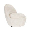 Kreminės spalvos krėslas Nash – White Label