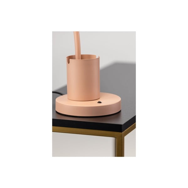 Stalinis šviestuvas šviesiai mėlynos spalvos/rožinės spalvos (aukštis 50 cm) su metaliniu gaubtu Mouse – GTV-image-3