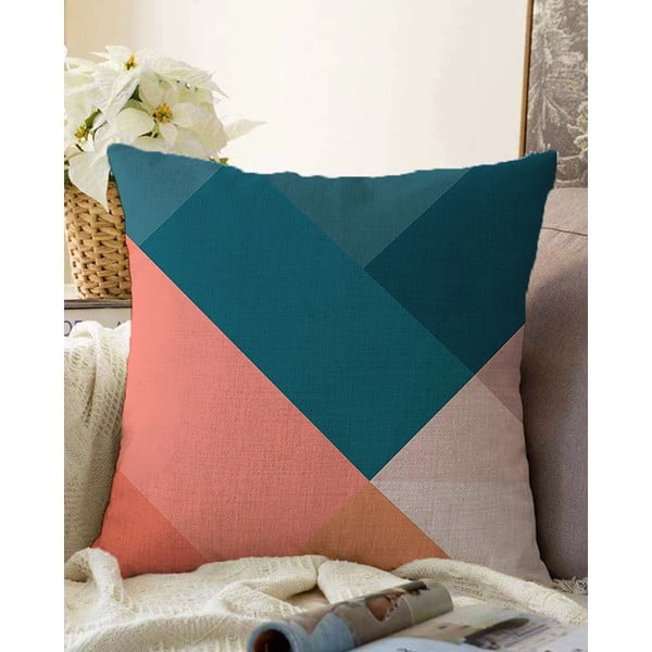Minimalistiniai pagalvių užvalkalai Trikampiai, 55 x 55 cm