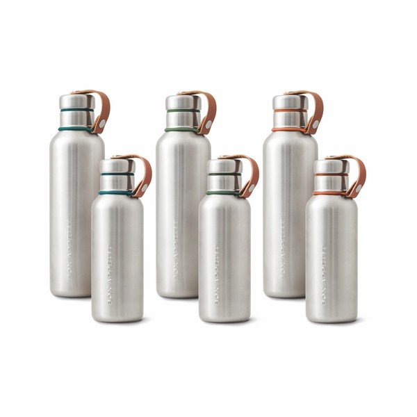 Alyvuogių žalumo 2 sienelių nerūdijančio plieno termosas Black + Blum Insulated Vacuum Bottle, 750 ml-image-1