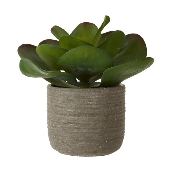 Dirbtinė lotoso gėlė pilkame vazone Premier Housewares Fiori-image-1
