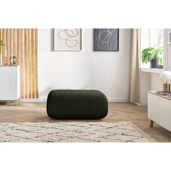Žalias velvetinis pufas Lecomte - Bobochic Paris-image-1