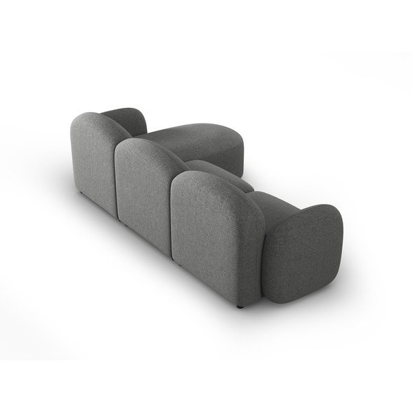 Kampinė sofa tamsiai pilkos spalvos (su kairiuoju kampu) Blair – Micadoni Home-image-4