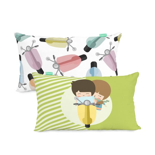 Grynos medvilnės užvalkalas Happynois Summer Time, 50 x 30 cm-image-3