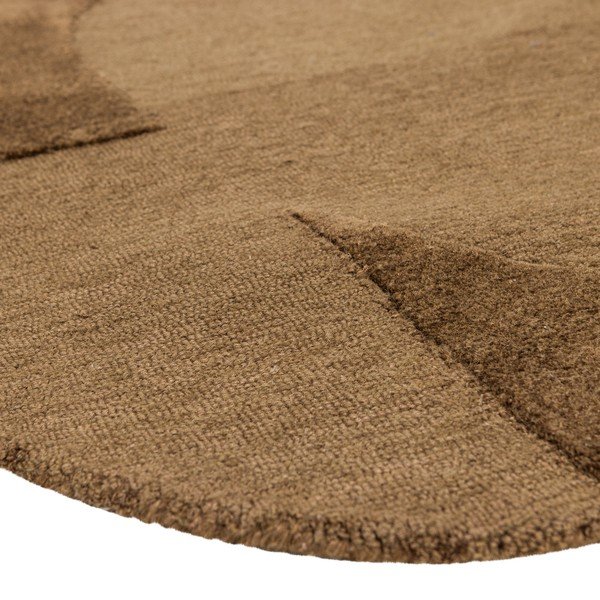 Rudos spalvos iš vilnos mišinio kilimas 170x240 cm Livo – WOOOD-image-4