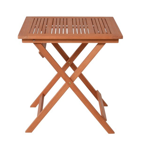 Iš eukalipto masyvo sodo valgomojo stalas 70,5x70,5 cm Pasaneda – Garden Pleasure-image-1
