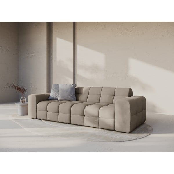 Rudos spalvos sofa 255 cm Kendal – Micadoni -image-1
