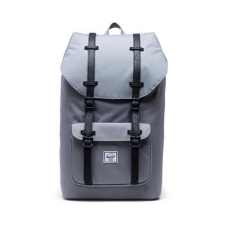 Pilka kuprinė su juodais dirželiais Herschel Little America, 25 l