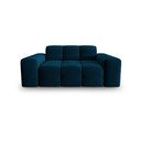 Tamsiai mėlyna aksominė sofa 156 cm Kendal - Micadoni Home
